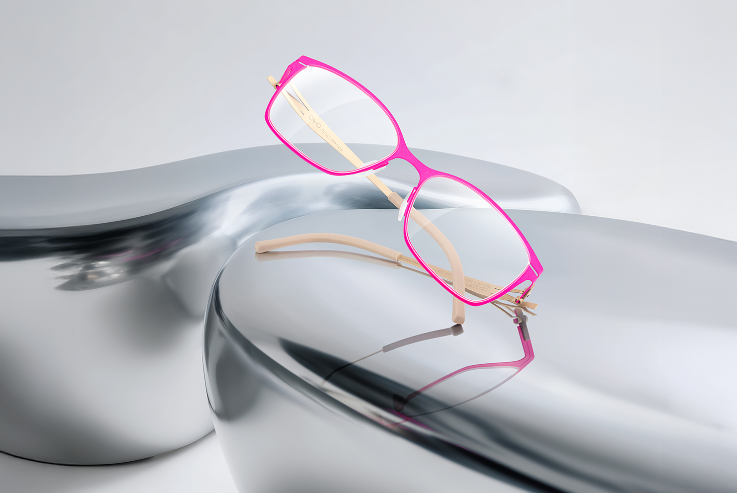 OVVO Optics 6081 eyewear with bright uplifting colors and sleek silhouette enhancing facial features
