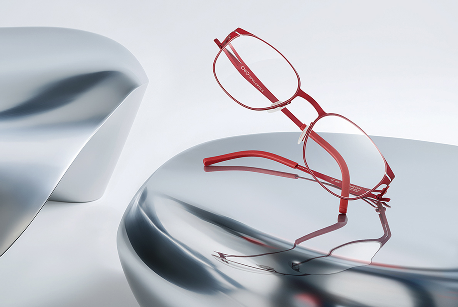 OVVO Optics 6083 gender-neutral eyewear with clean lines and refined silhouette in jewel-tone colors