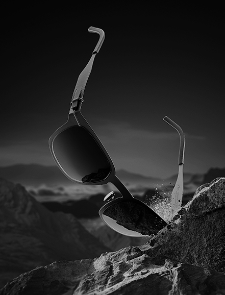 OVVO Optics frames showcasing remarkable lightness and heat resistance due to advanced materials.