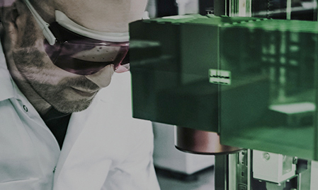 Background view of recycled materials used in OVVO Optics circular production model.